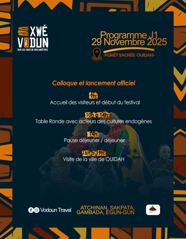 XWE-VODUN-PROGRAMME J1 Pass Festival (5 jours)