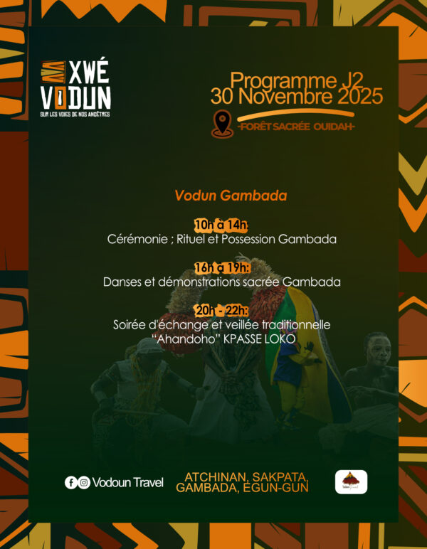 XWE-VODUN-PROGRAMME J2 Pass Festival (5 jours)