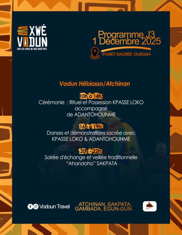 XWE-VODUN-PROGRAMME J3 Pass Festival (5 jours)