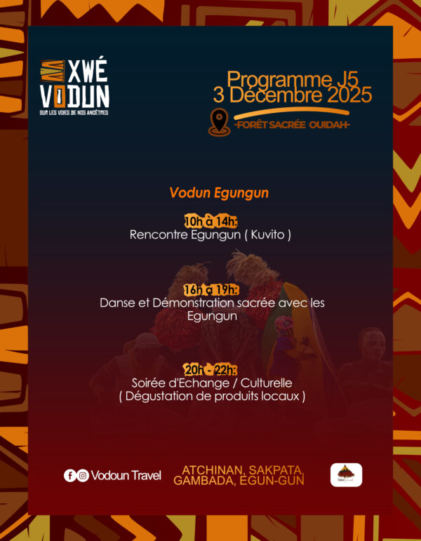 XWE-VODUN-PROGRAMME J5 Pass Festival (5 jours)